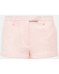 Alessandra Rich - Sequined Tweed Shorts - Lyst