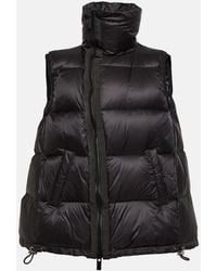 Sacai - Asymmetric Quilted Down Vest - Lyst