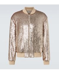 Dries Van Noten - Sequined Bomber Jacket - Lyst
