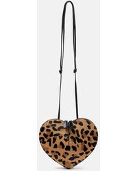Alaïa - Le Cour Calf Hair Shoulder Bag - Lyst