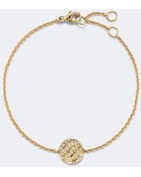 David Yurman - Sculpted Cable 18Kt Chain Bracelet With Diamonds - Lyst