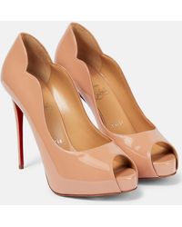 Christian Louboutin - Hot Chick Alta Patent Leather Pumps - Lyst