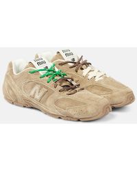 Miu Miu - X New Balance 530 Sl Suede Sneakers - Lyst