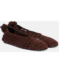 Magda Butrym - Crochet Ballet Flats - Lyst