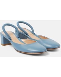 Gianvito Rossi - Tivoli Leather Mules - Lyst
