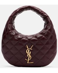 Saint Laurent - Icarino Baby Quilted Leather Top-Handle Bag - Lyst