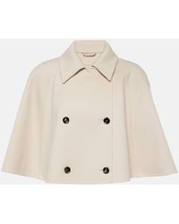 Max Mara - Volume Wool And Cashmere Cape - Lyst