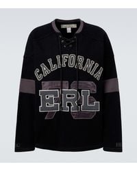 ERL - Embroidered Cotton Jersey T-Shirt - Lyst