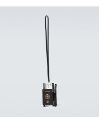 Balenciaga - Leather-Trimmed Phone And Passport Holder - Lyst