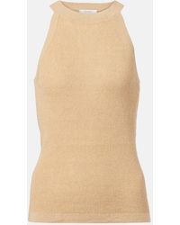 Max Mara - Lolly Linen And Silk-Blend Top - Lyst