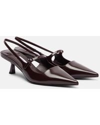 Jimmy Choo - Slingback-Pumps Didi 45 Aus Leder - Lyst
