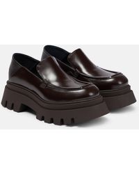 Dorothee Schumacher - Glossy Ambition Leather Loafers - Lyst