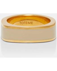 TOTEME - Signature 18Kt-Plated Ring - Lyst