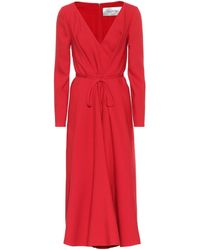 Valentino Cady Midi Dress - Red