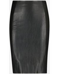 Wolford - Jenna Faux Leather Midi Skirt - Lyst