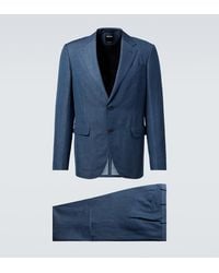 ZEGNA - Wool And Linen Suit - Lyst