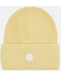 Moncler - Logo Wool And Cashmere Beanie - Lyst
