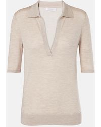 Gabriela Hearst - Frank Cashmere And Silk Polo Sweater - Lyst