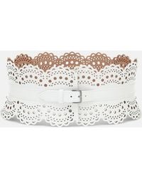 Alaïa - Leather Corset Belt - Lyst