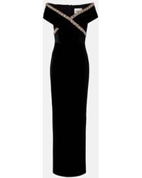 Roland Mouret - Embellished Velvet Gown - Lyst