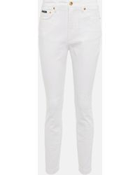 Dolce & Gabbana High-Rise Skinny Jeans Audrey - Weiß