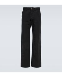 Winnie New York - Paneled Straight Canvas Pants - Lyst