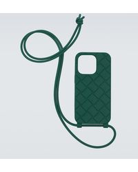 Bottega Veneta - Custodia per iPhone 14 Pro con tracolla - Lyst