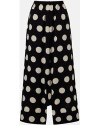 Junya Watanabe - Polka-Dot Wide-Leg Pants - Lyst