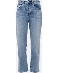 AG Jeans - American Mid-rise Straight Jeans - Lyst