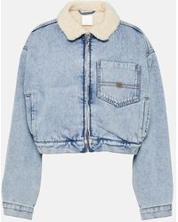 Givenchy - Cropped-Jeansjacke - Lyst