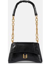 Balenciaga - Downtown Small Leather Shoulder Bag - Lyst