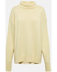 Jil Sander - Cashmere And Cotton Blend Sweater - Lyst