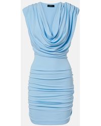 Wardrobe NYC - Draped Jersey Minidress - Lyst