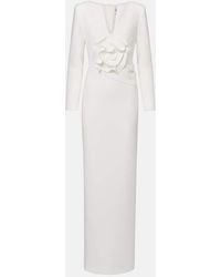 Roland Mouret - Bridal Floral-Applique Cady Gown - Lyst