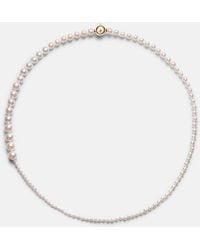 Sophie Bille Brahe - Petite Peggy 14Kt And Pearl Necklace - Lyst