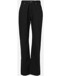 Valentino - High-Rise Straight Jeans - Lyst