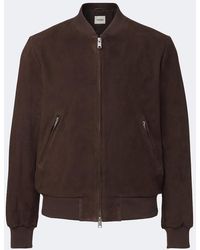 Arma - Didier Suede Bomber Jacket - Lyst