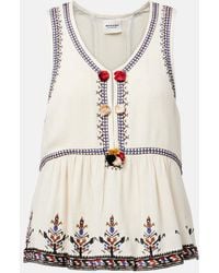 Isabel Marant - Embroidered Top - Lyst