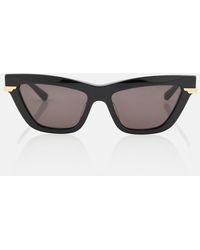 Bottega Veneta - Angle Cat-Eye Sunglasses - Lyst