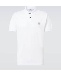 Stone Island - Polohemd Compass Aus Baumwoll-Pique - Lyst