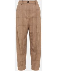 Loro Piana - Aniston High-rise Tapered Cashmere Pants - Lyst