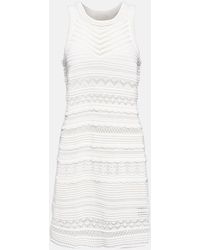 Isabel Marant - Ava Pointelle-knit Cotton-blend Mini Dress - Lyst