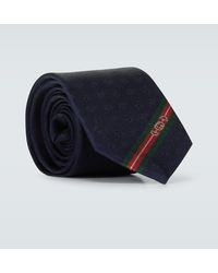 Gucci - 7cm Logo-jacquard Silk Tie - Lyst