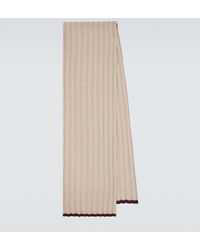 Brunello Cucinelli - Ribbed-Knit Cashmere Scarf - Lyst