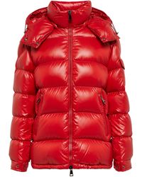 Moncler Synthetic Aubert Short Down Jacket in Natural Save 50% Womens Clothing Jackets Casual jackets 
