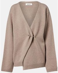 Rohe - Wool And Cashmere Wrap Cardigan - Lyst
