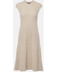 Loro Piana - Ribbed-Knit Cashmere Midi Dress - Lyst