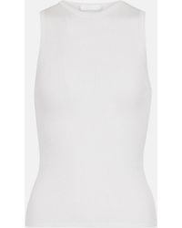 Wardrobe NYC - Ribbed-knit Cotton Tank Top - Lyst
