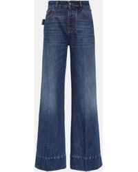 Bottega Veneta - High-rise Wide-leg Jeans - Lyst