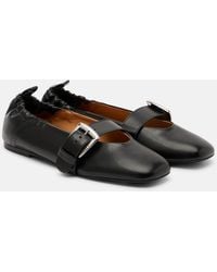 Ganni - Butterfly Mary Jane Flats - Lyst